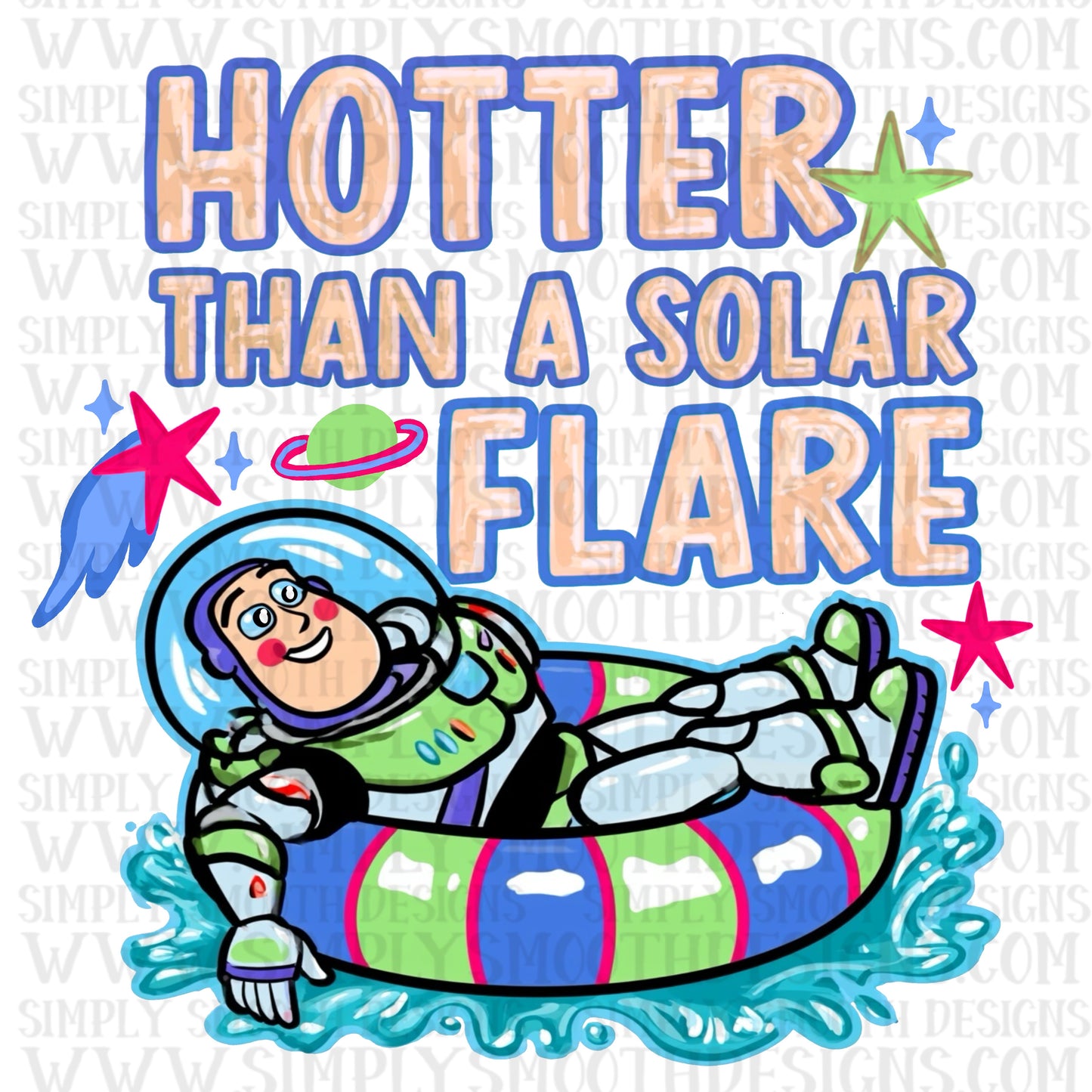 Hotter than a solar flare