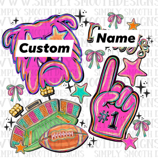 Custom Bright Preppy Mascot