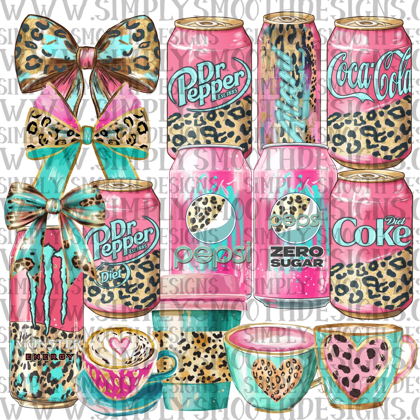 Bows/Drink/coffee clipart