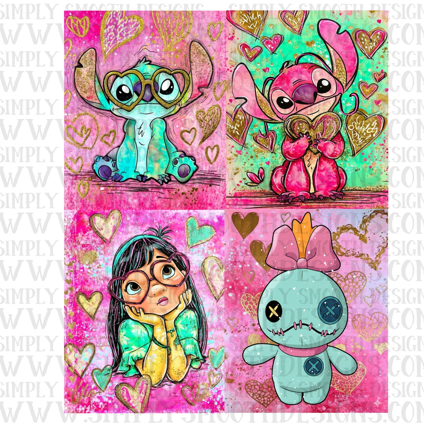 St_tch Valentines Preppy