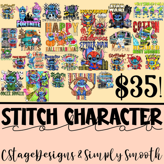 Stitch character collab 118 files