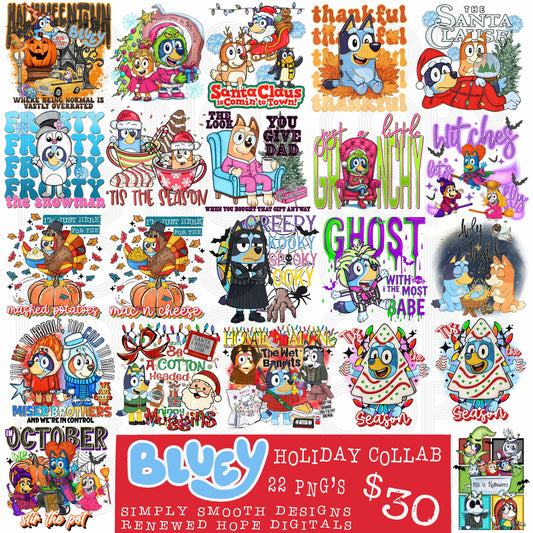 Blue Dog Holiday Collab With Renewed Hope Designs