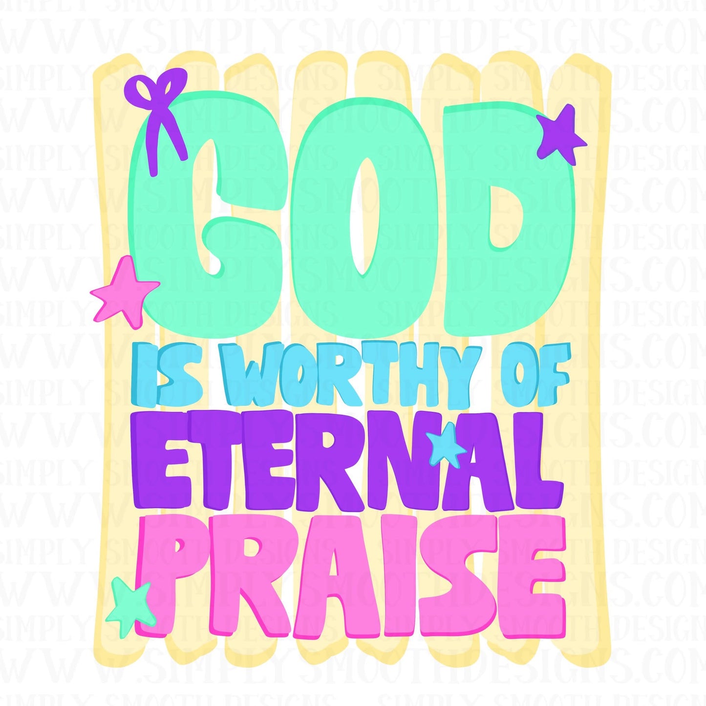 God Is Worthy of Eternal Praise With Pocket