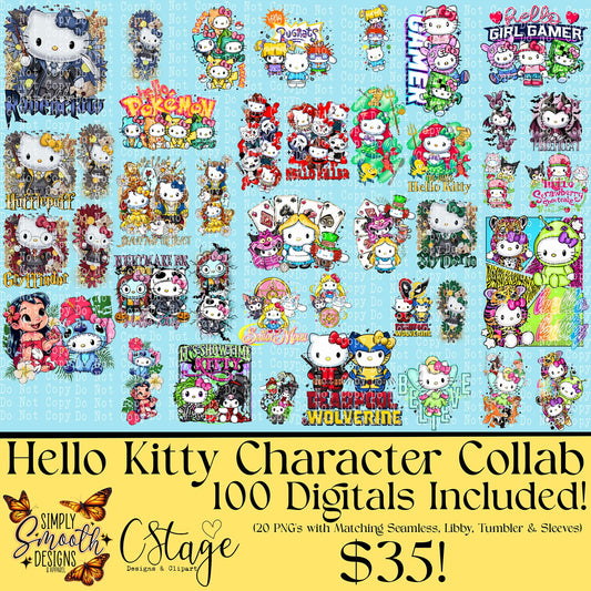 Hello kitty Character Collab with CSTAGE designs