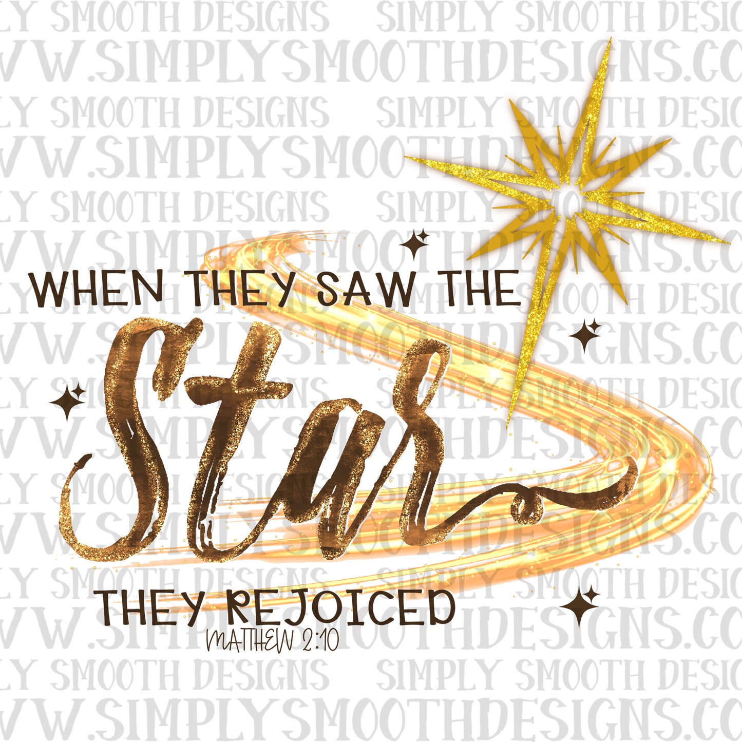 When they saw the star