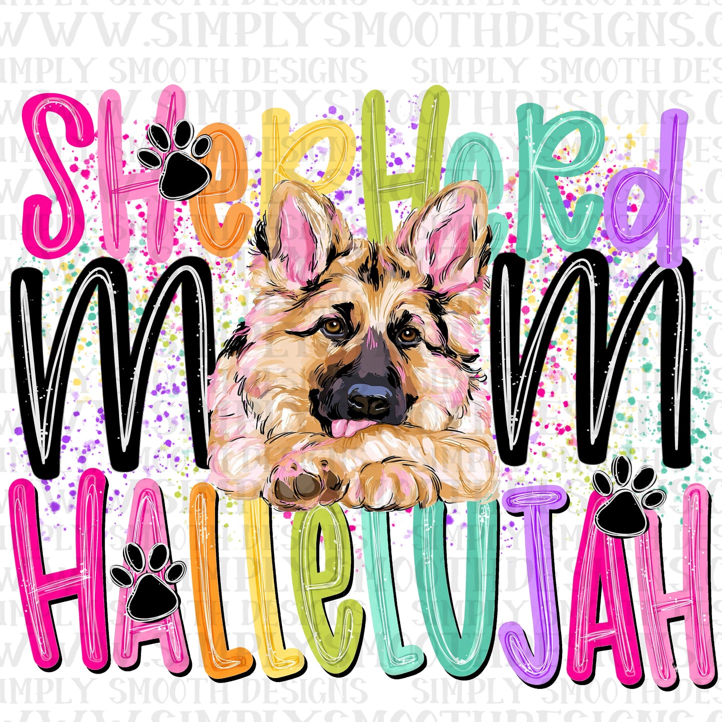 Shepherd Mom Hallelujah