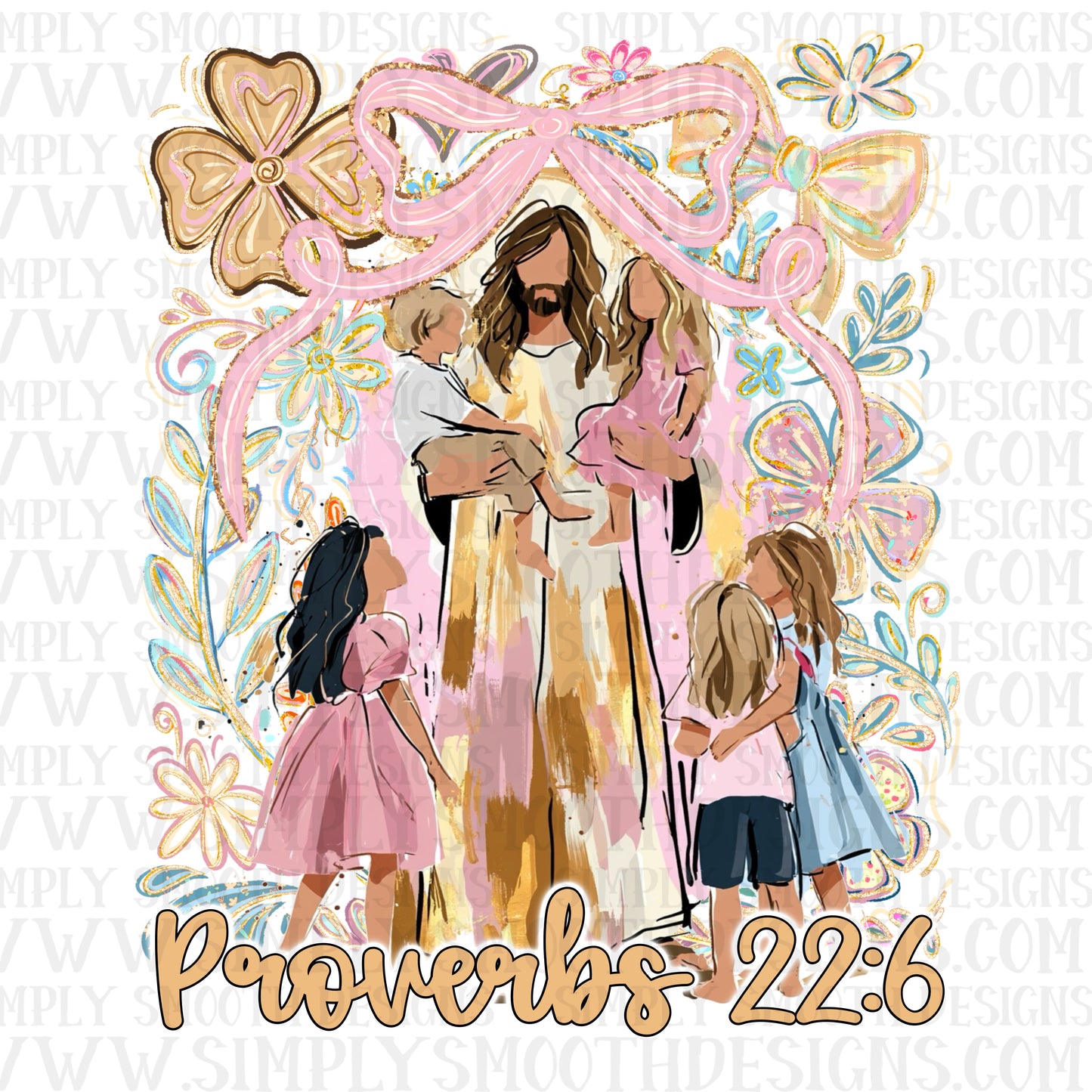 Proverbs 22:6 Floral