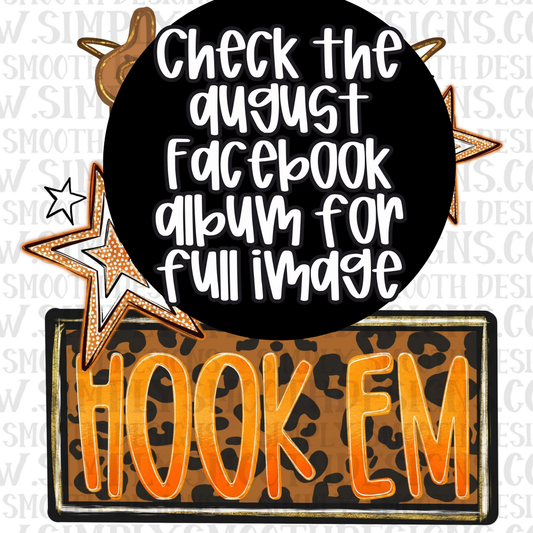 Longhorn Leopard Name Plate