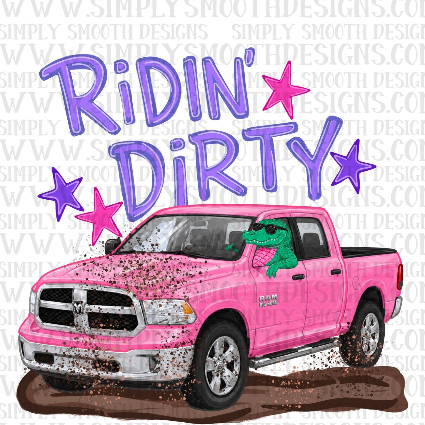 Ridin Dirty R_M Pink Gator