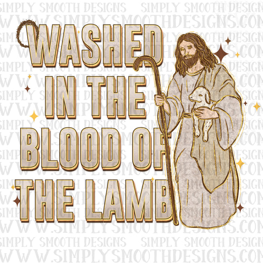 Washed in the blood of the lamb