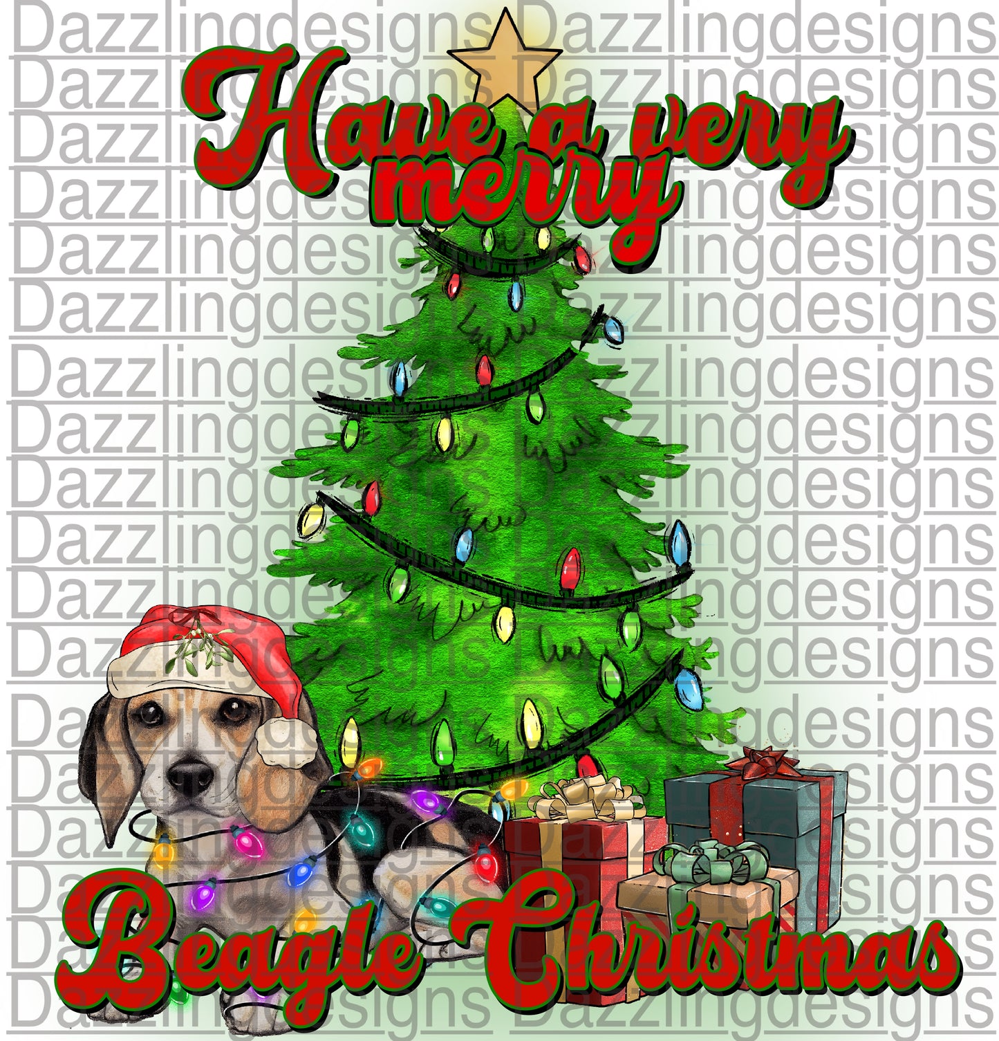 Have a very merry BEAGLE Christmas