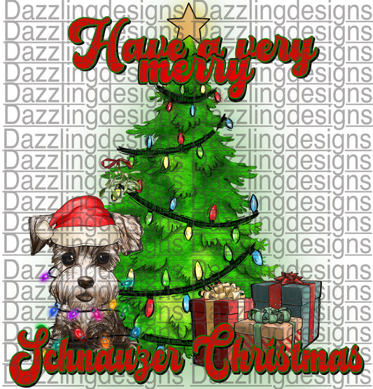 Have a very merry SCHNAUZER Christmas