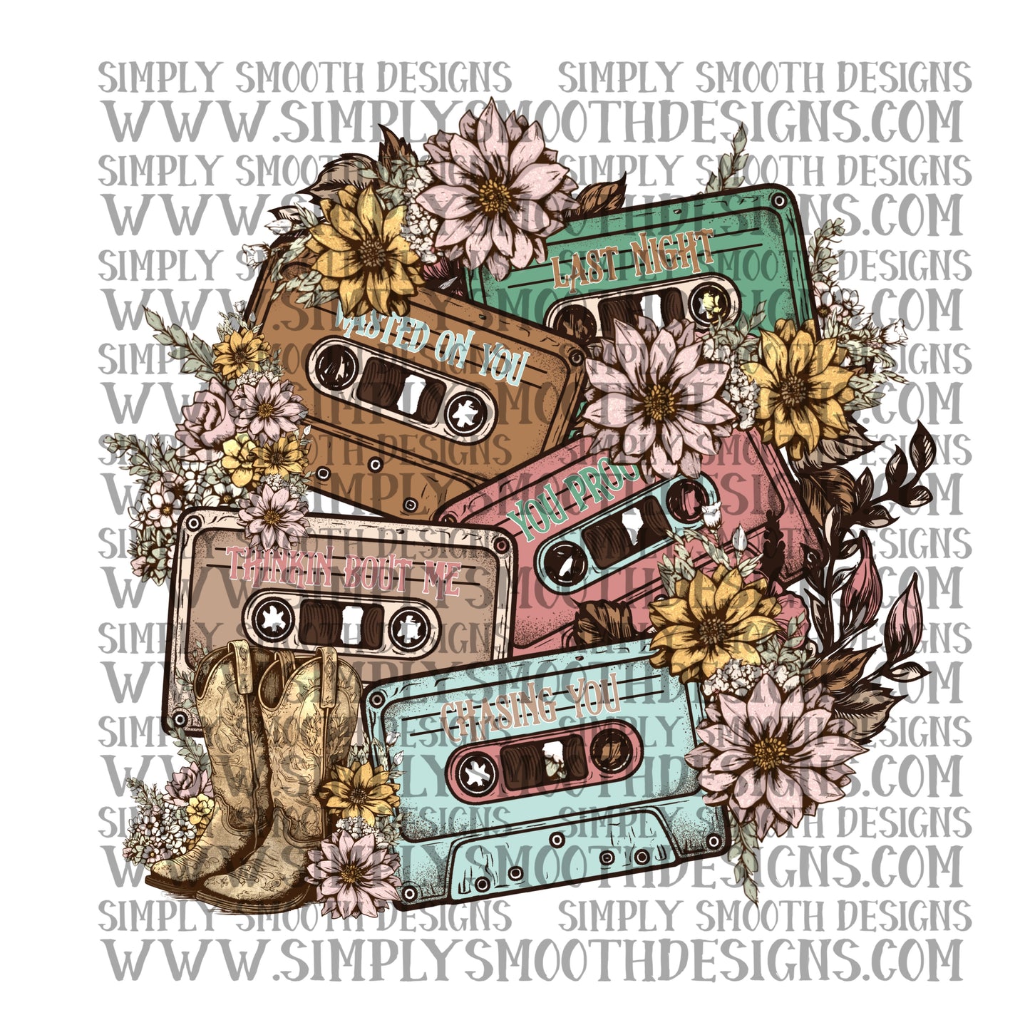 Cassettes country songs