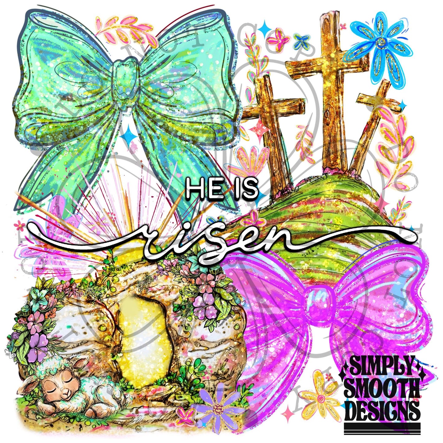 He Is Risen Bow