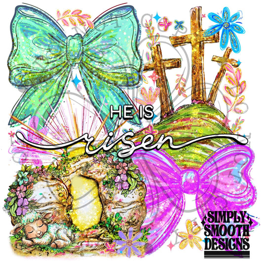 He Is Risen Bow