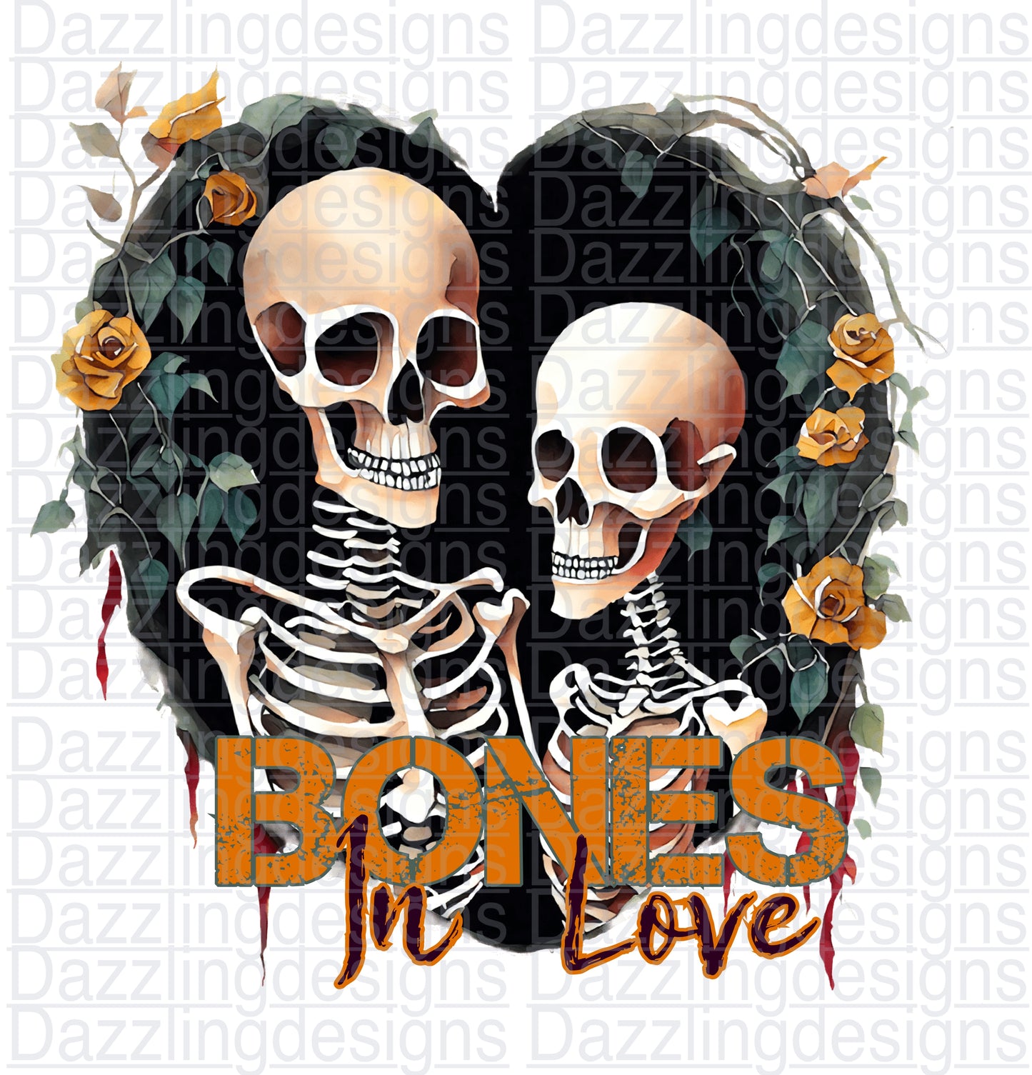 Skull bones in love