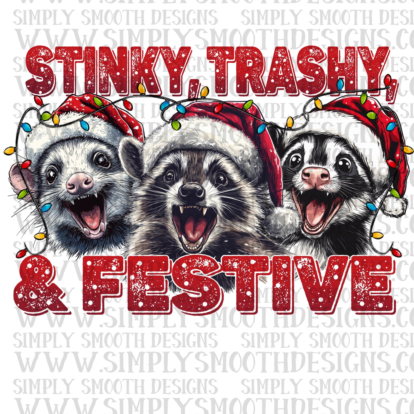 Stinky trashy and festive