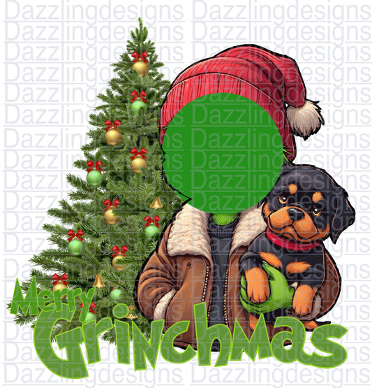 Merry grinchmas ROTTWEILER