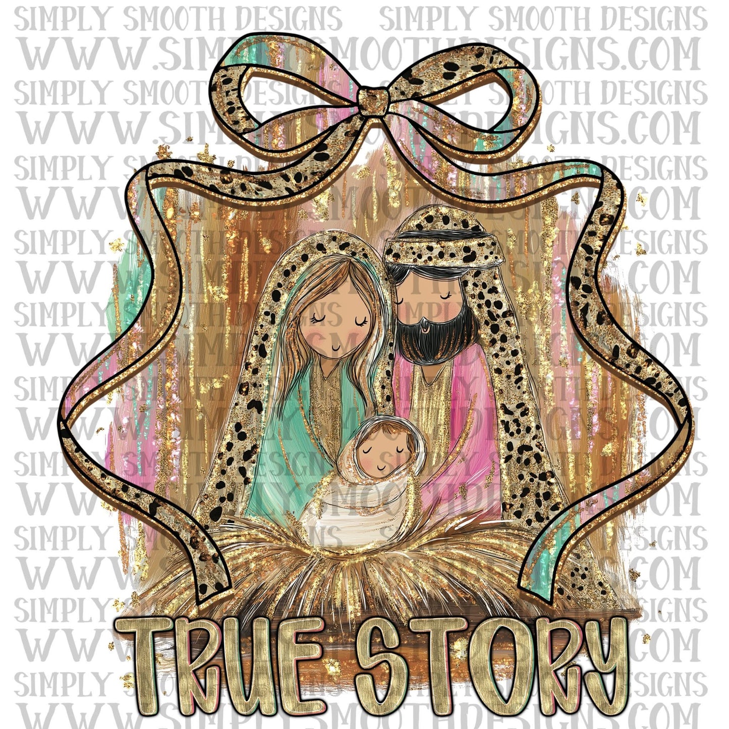 True Story Leopard Bow