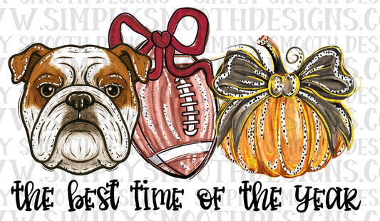Best time of the year bulldog