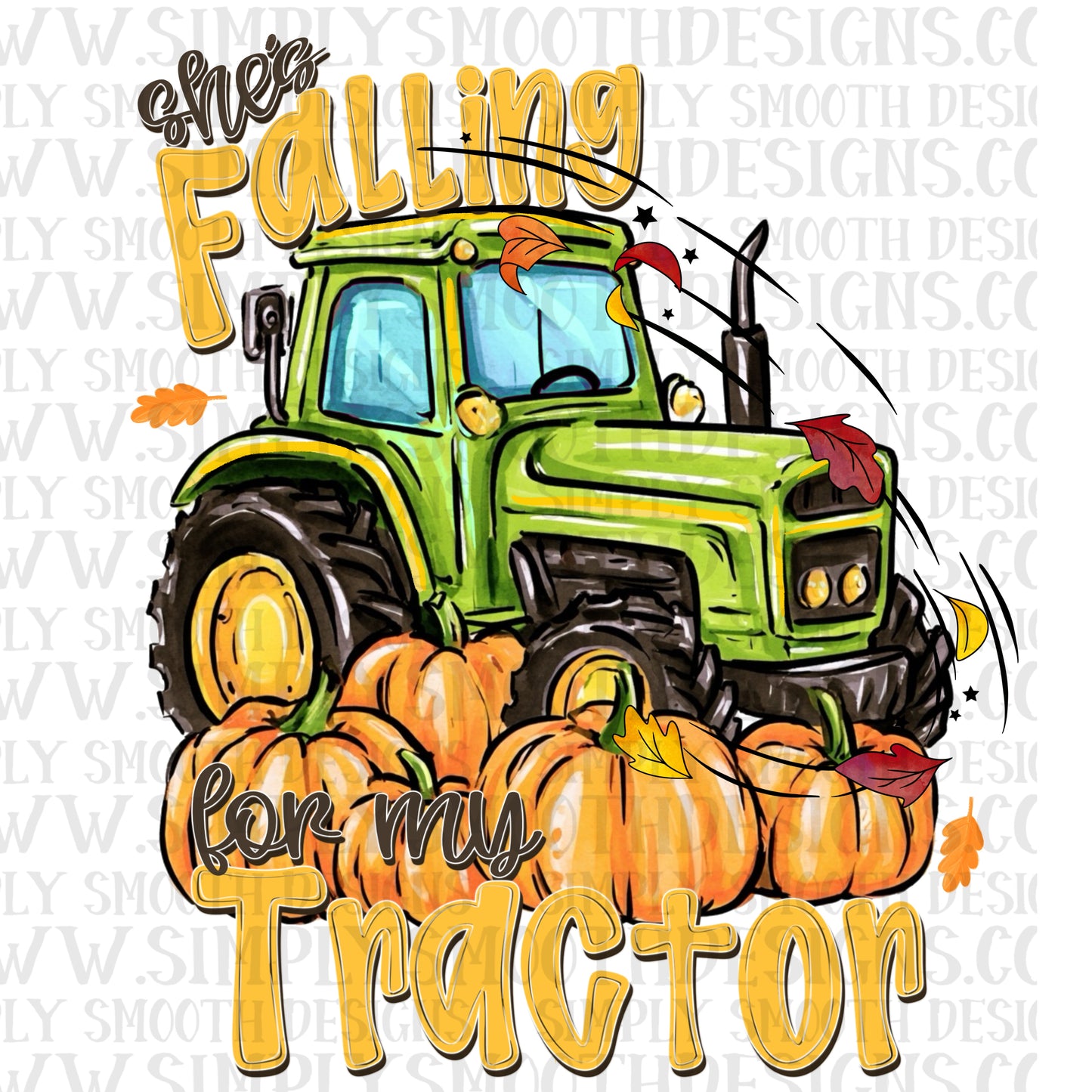 Falling for my tractor