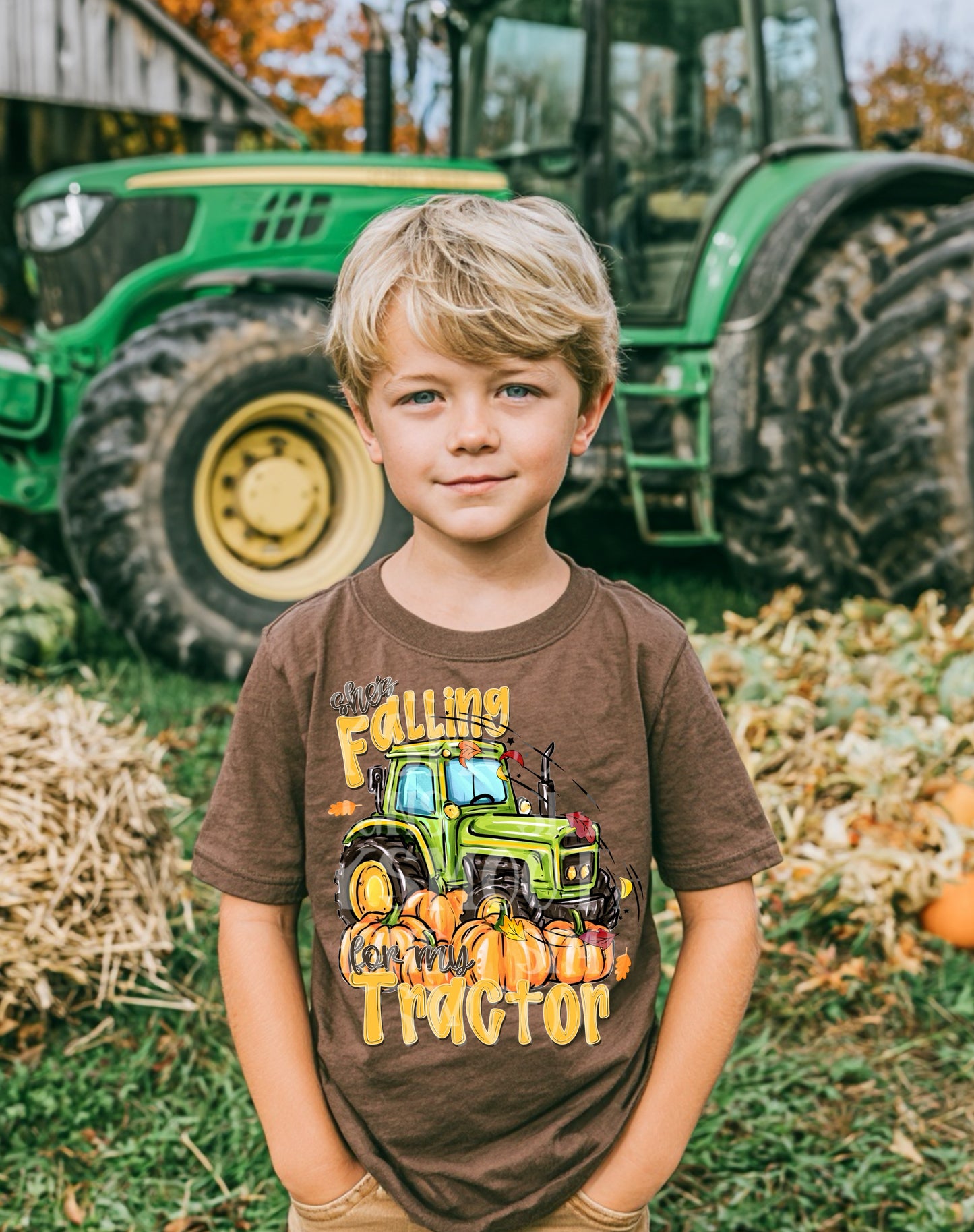 Falling for my tractor