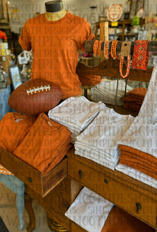 Storefront football mock-up