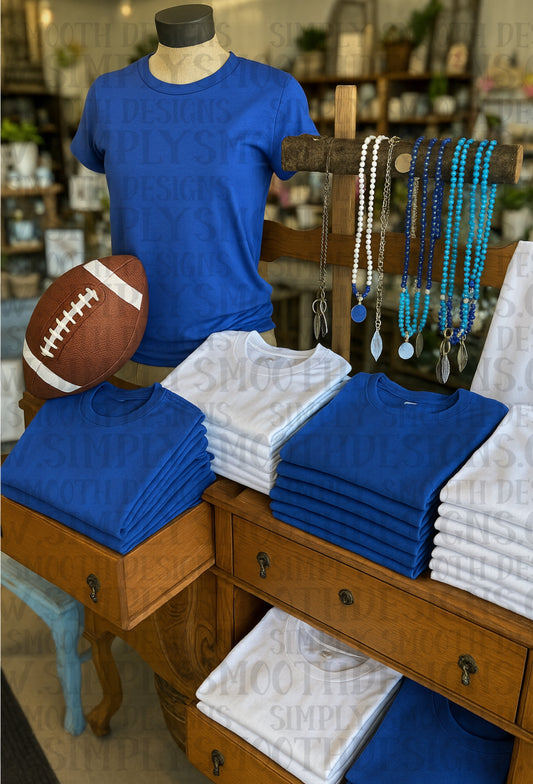 Storefront football mock-up