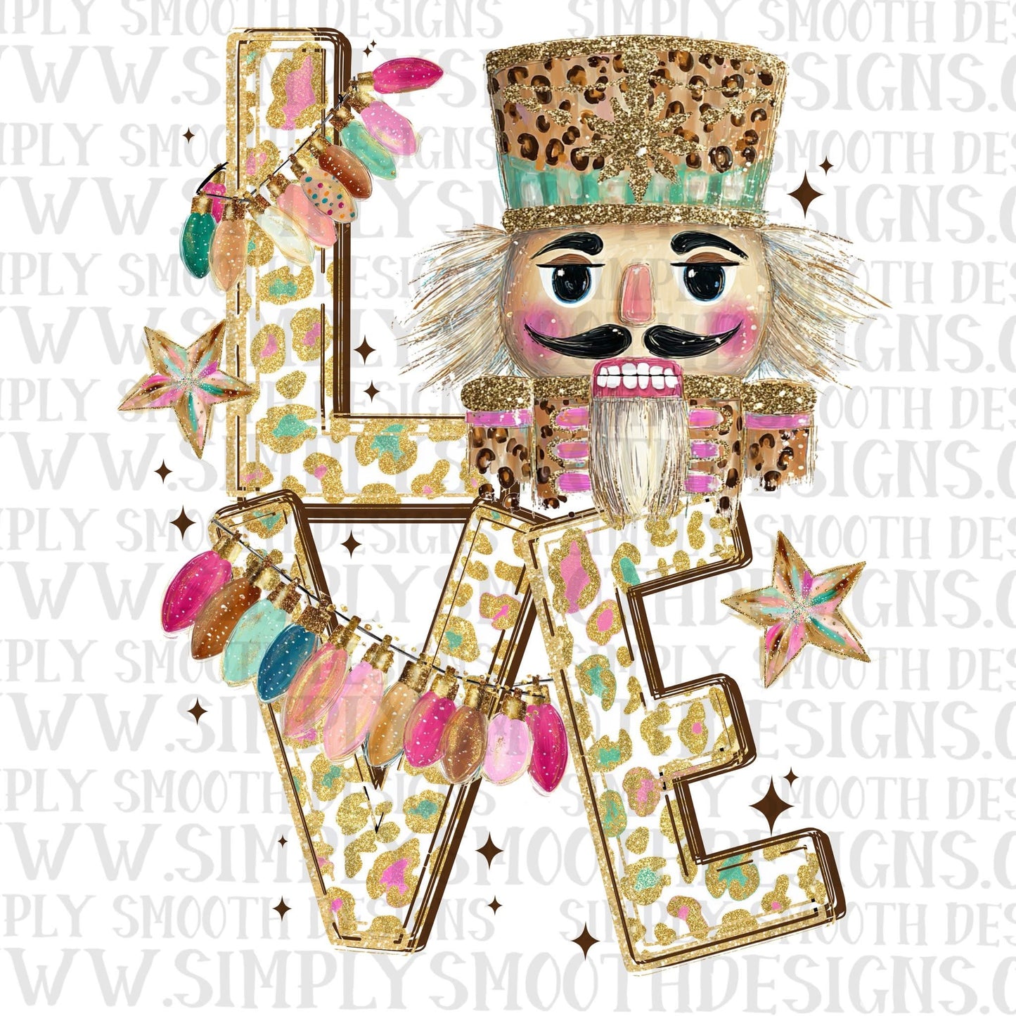 Love Leopard Nutcracker