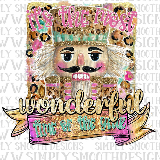 Most Wonderful Time Leopard Nutcracker
