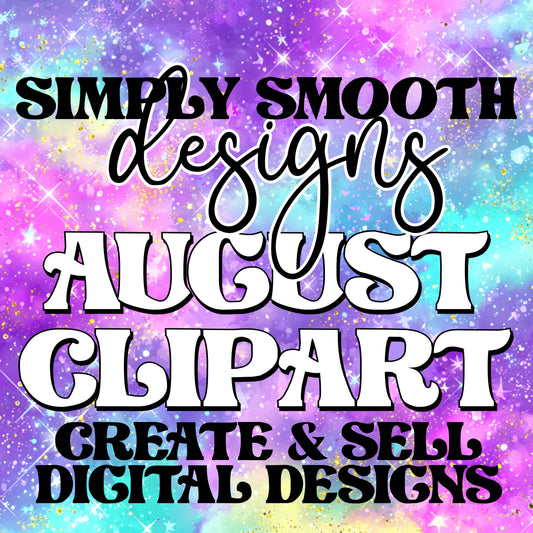 August CLIPART 2025
