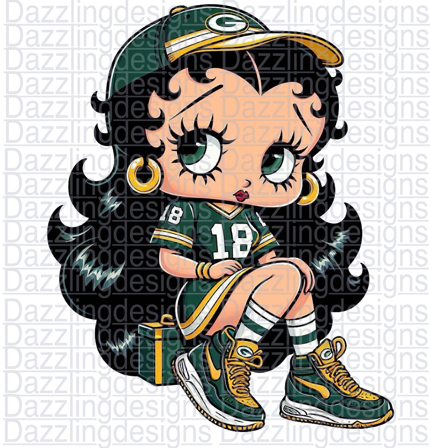 Betty Boop GREEN BAY PACKERS