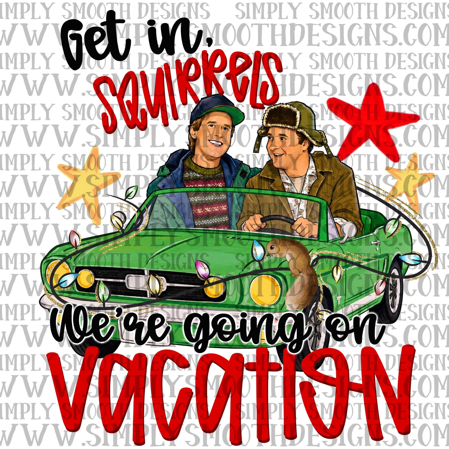 Get in squirrels we’re going on vacation