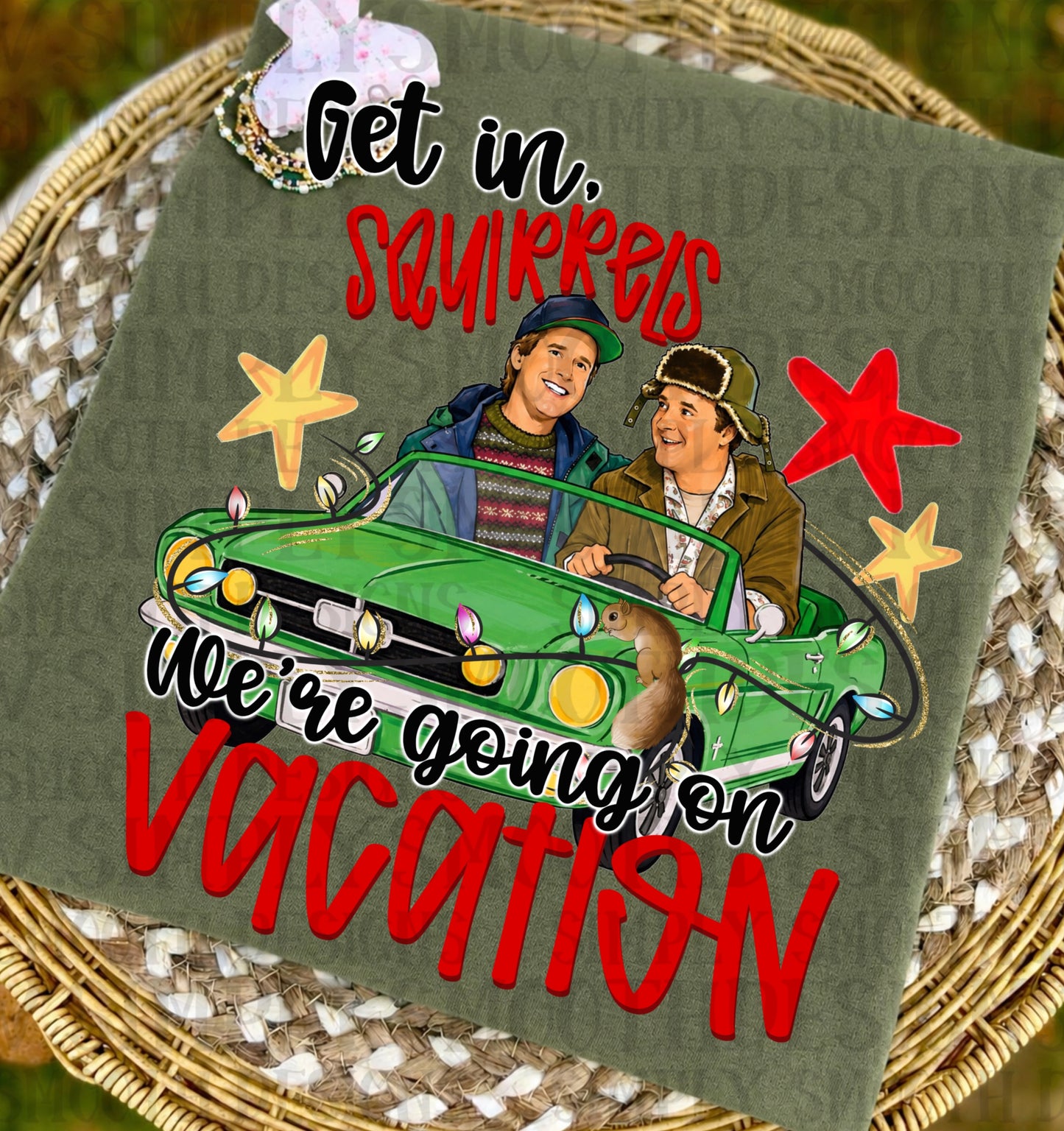 Get in squirrels we’re going on vacation