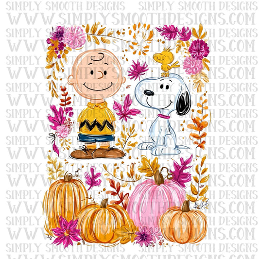 Cha_lie Floral Pumpkin