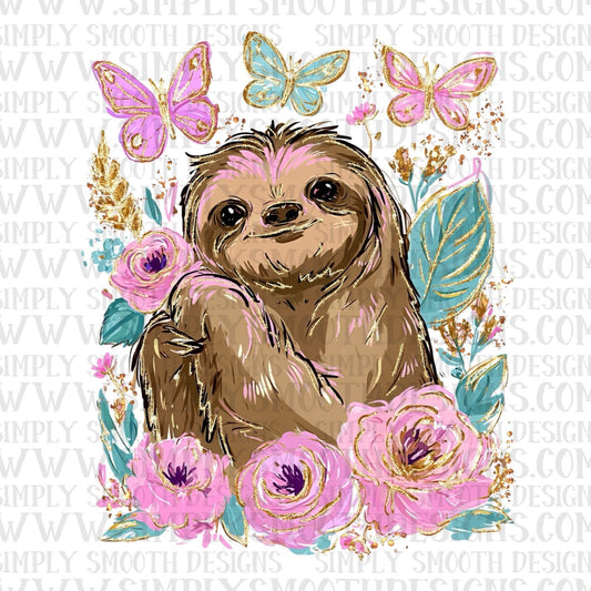 Sloth Floral