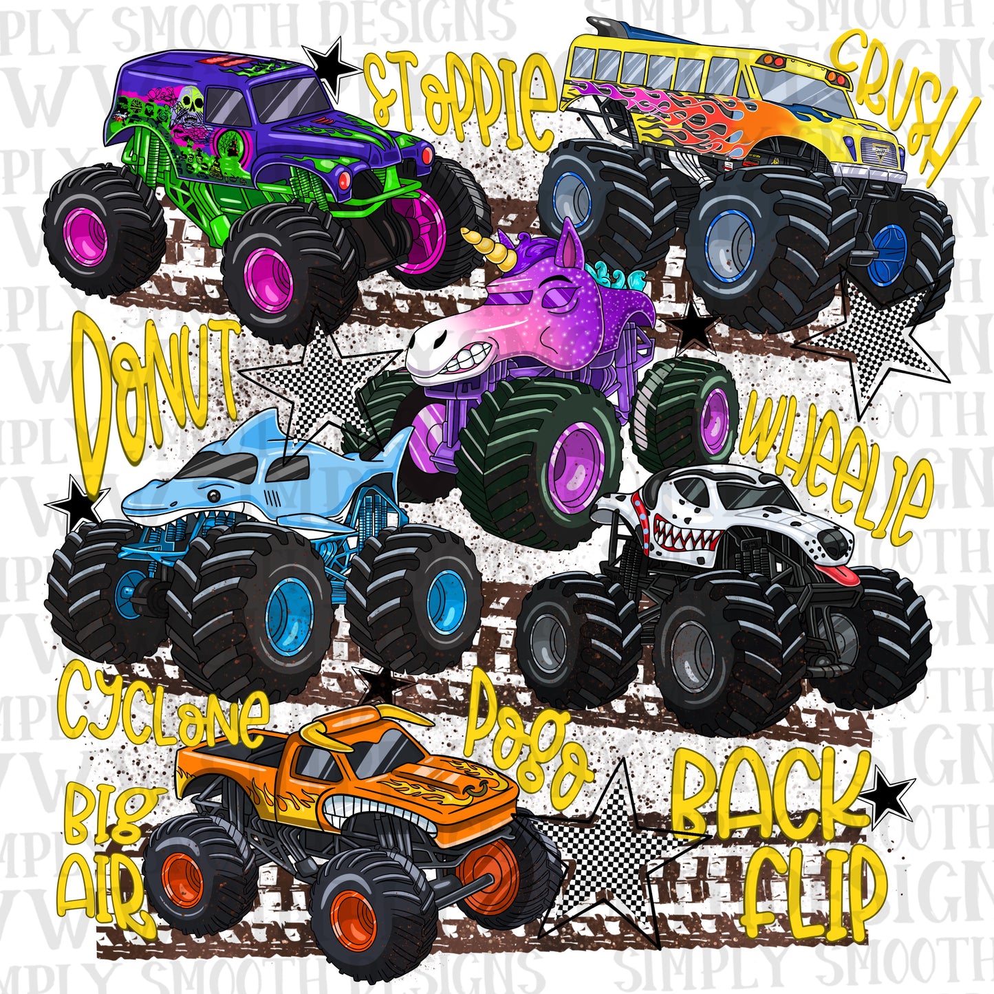 Monster truck tricks
