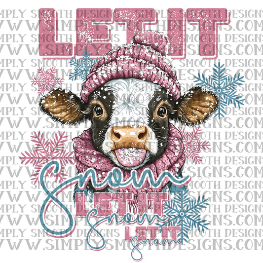 Let it snow cow