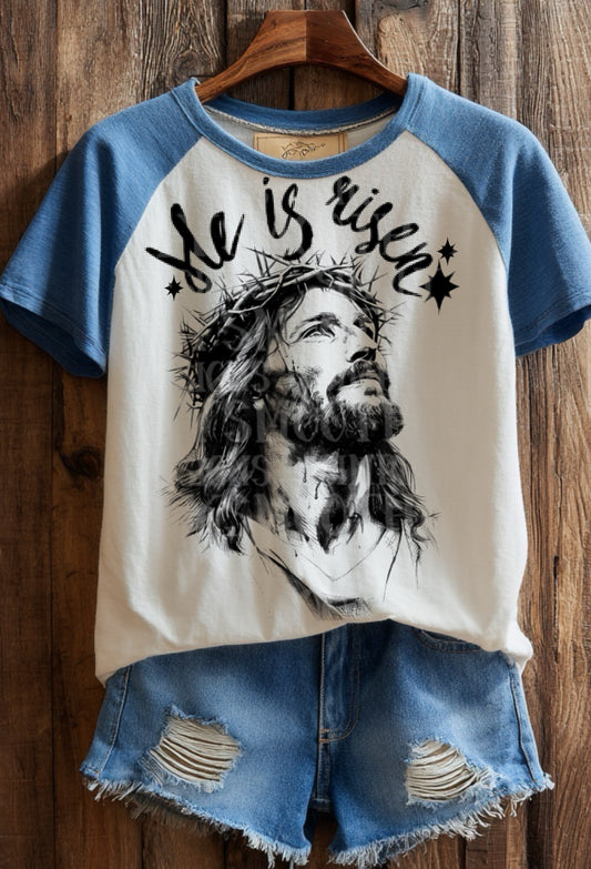 He Is Risen Halftone