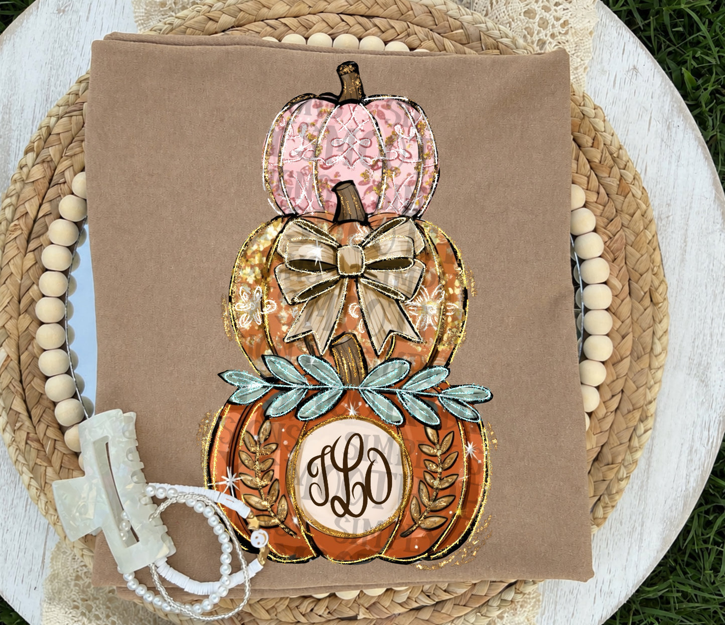 Monogram pumpkin