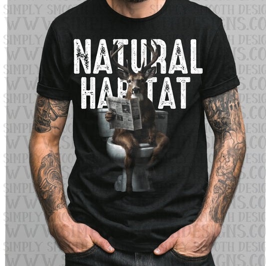 Natural habitat halftone (black only)