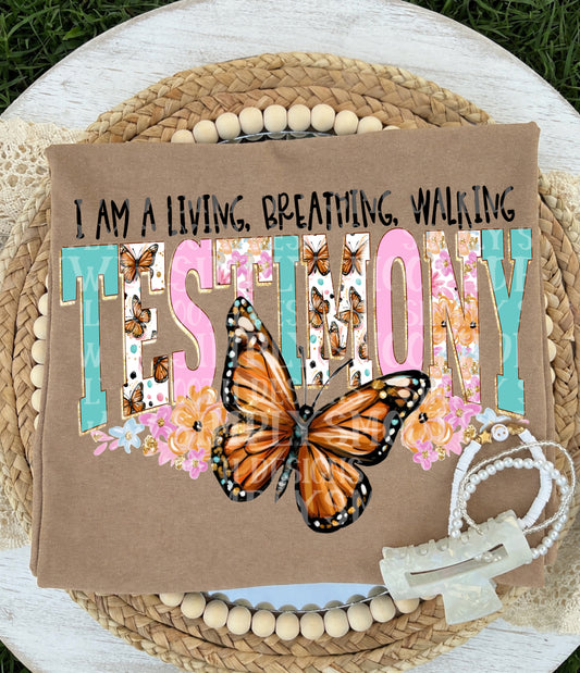 Living breathing walking testimony