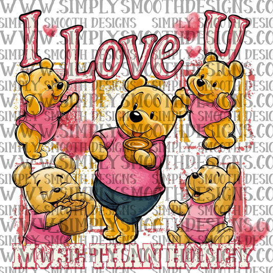 Pooh i love you more than Honey