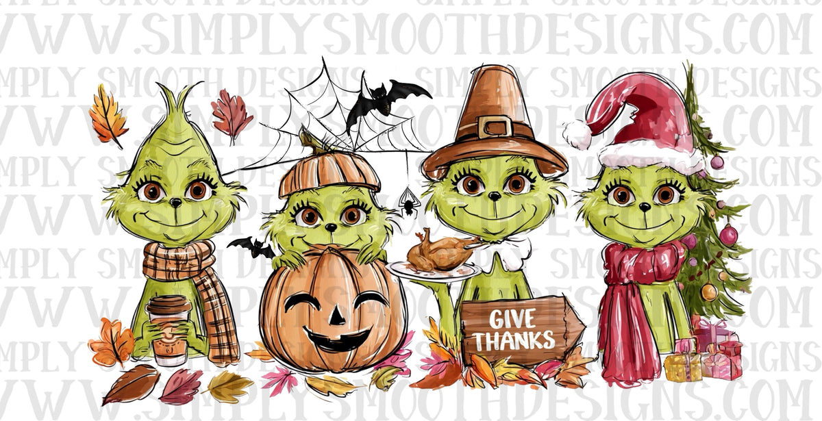 Holiday green guy