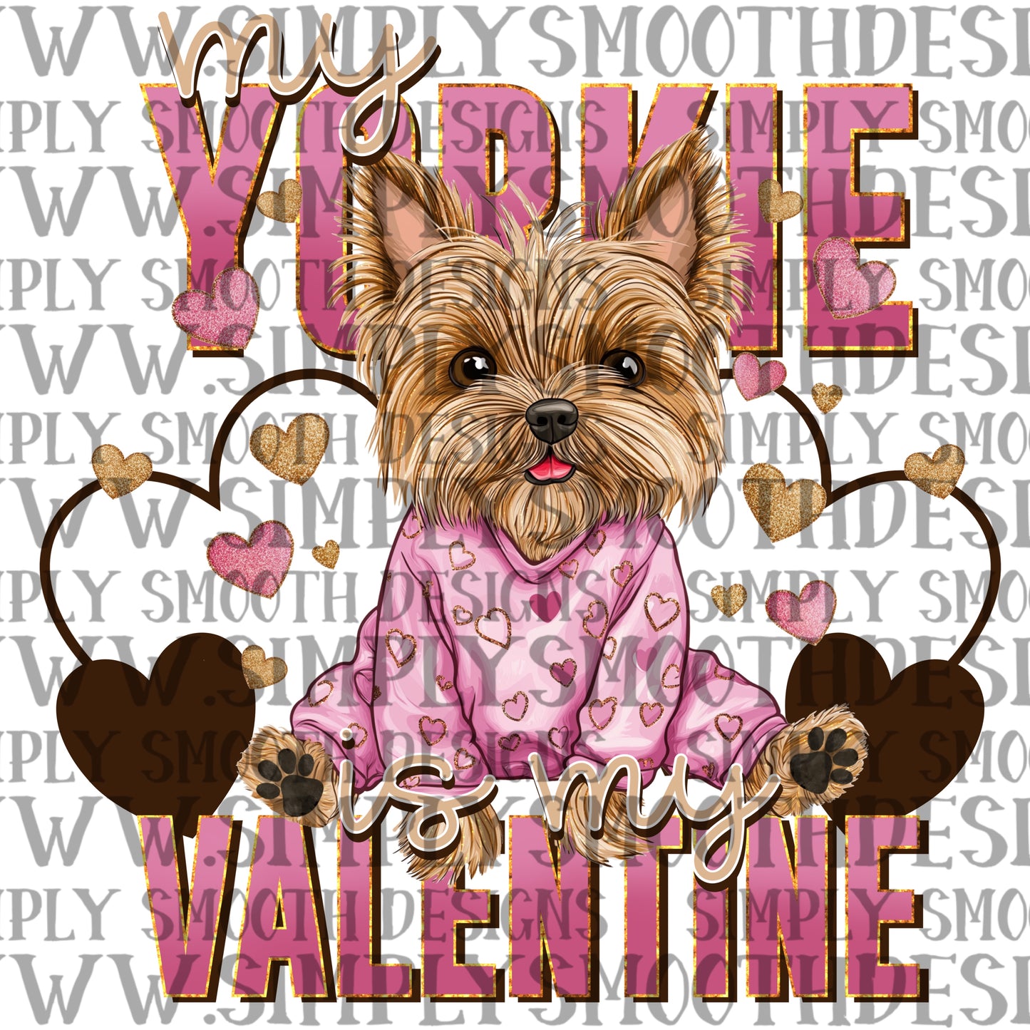 Yorkie valentine