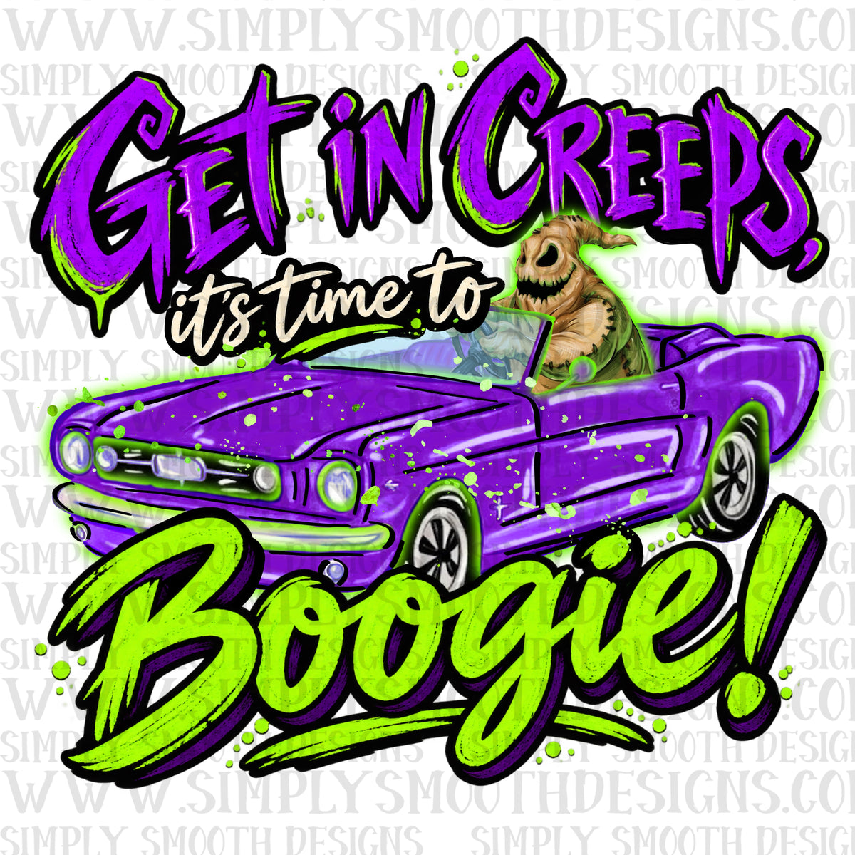 Time to boogie digital download png file