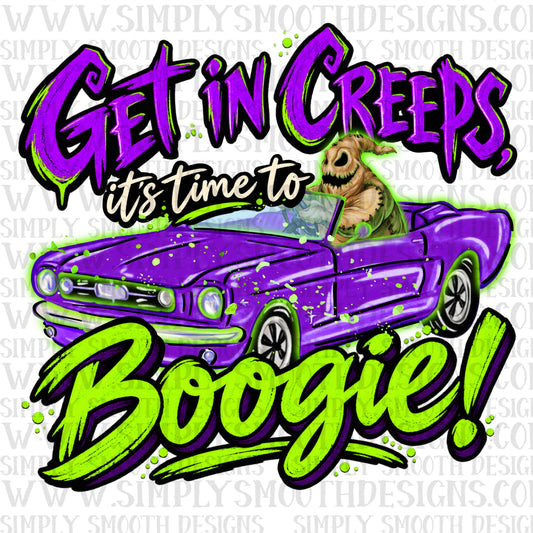 Time to boogie digital download png file