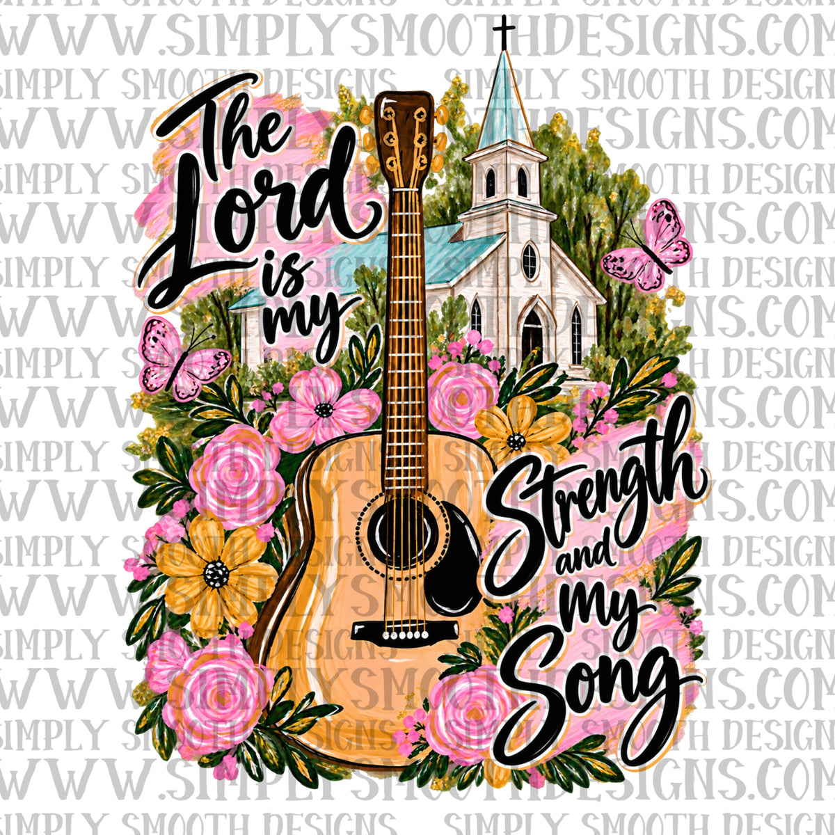 The Lord is my Strength png download