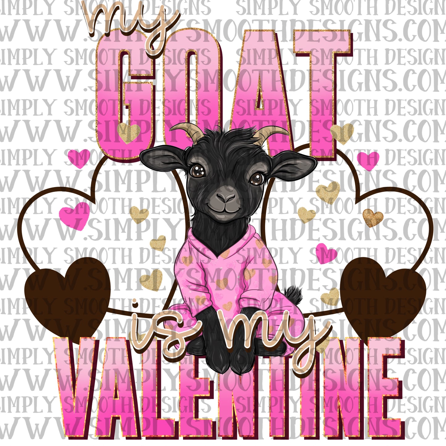 My goat is my Valentine