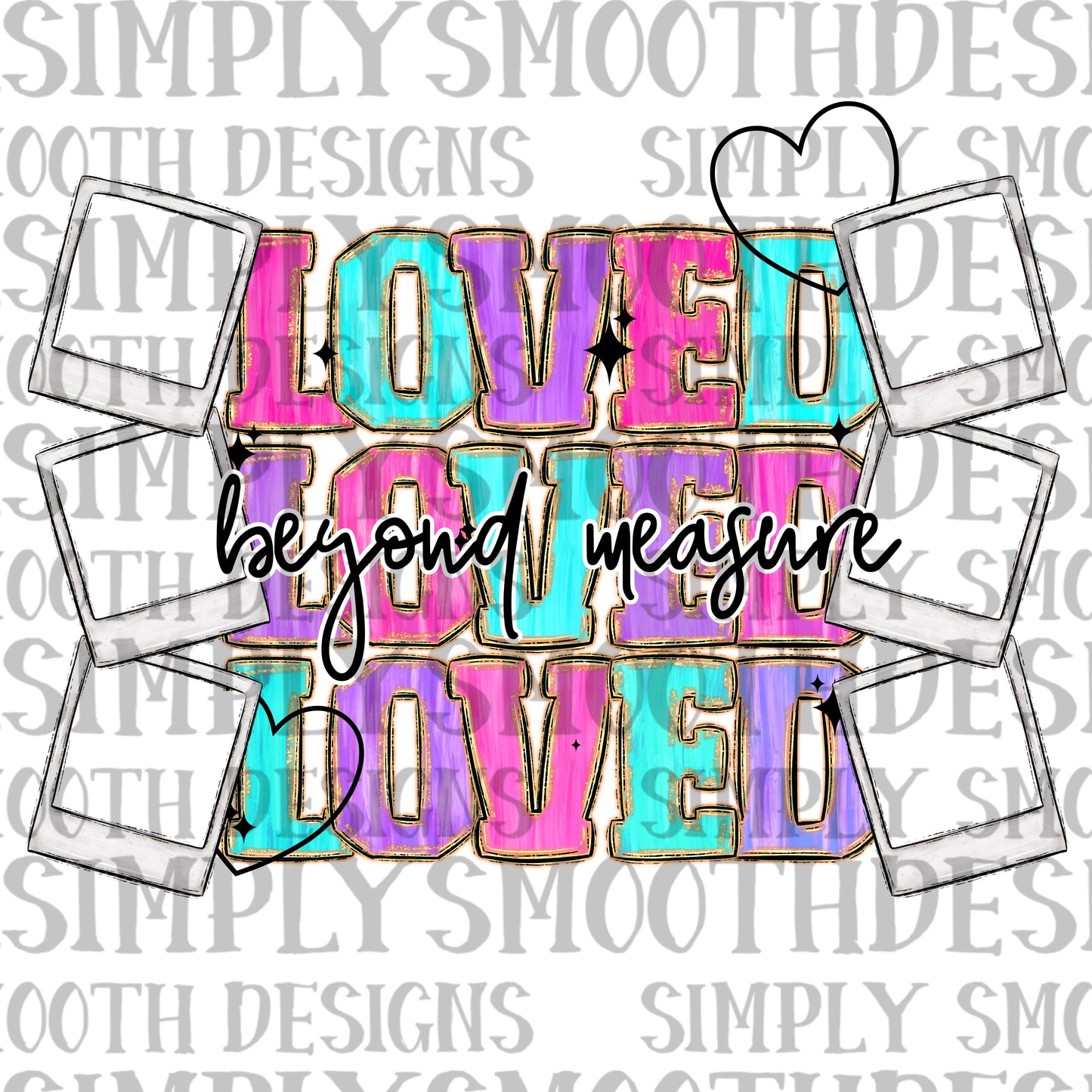 Loved beyond measure custom picture 6 frames